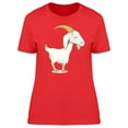 thumbnail image 1 of Cute Goat Cartoon T-Shirt Women -Image by Shutterstock, Female XX-Large, 1 of 2