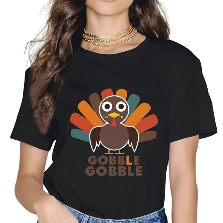 Gobble Gobble Turkey Pilgrim Cute Thanksgiving T-Shirt Gobble Gobble Turkey Pilgrim Cute Thanksgiving T-Shirt