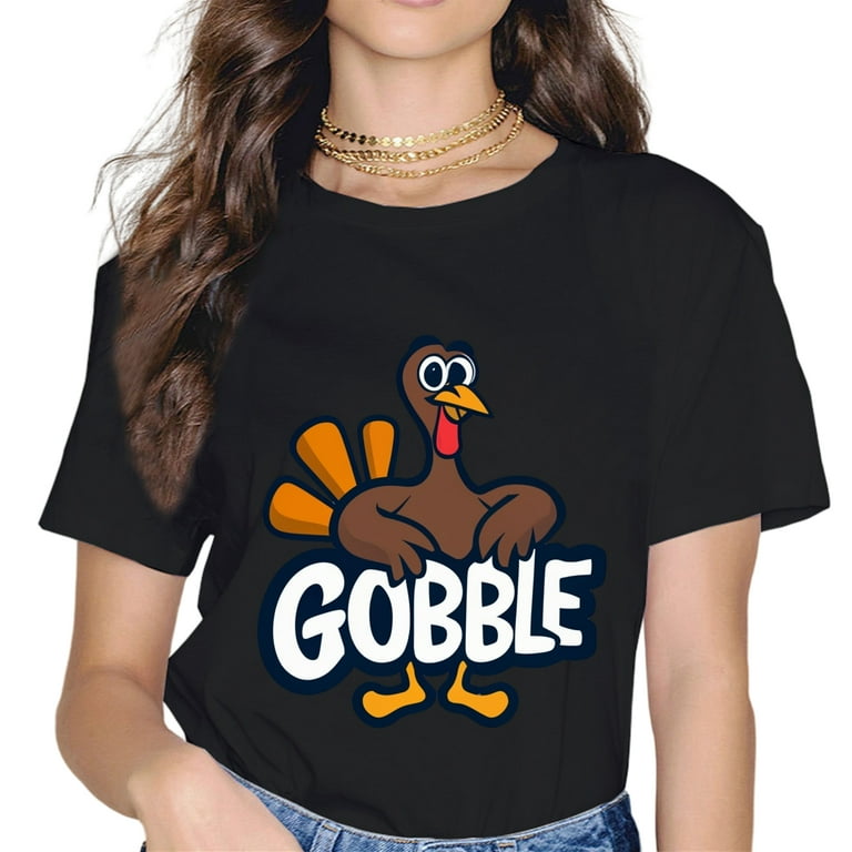 Gobble Gobble Turkey Pilgrim Cute Thanksgiving T-Shirt Gobble Gobble Turkey Pilgrim Cute Thanksgiving T-Shirt