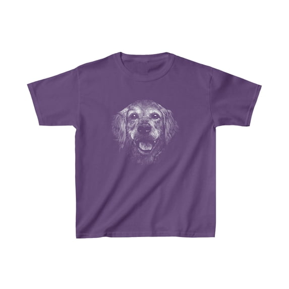 Cute Golden Dog Retriever Dog Lover Kids T-Shirt