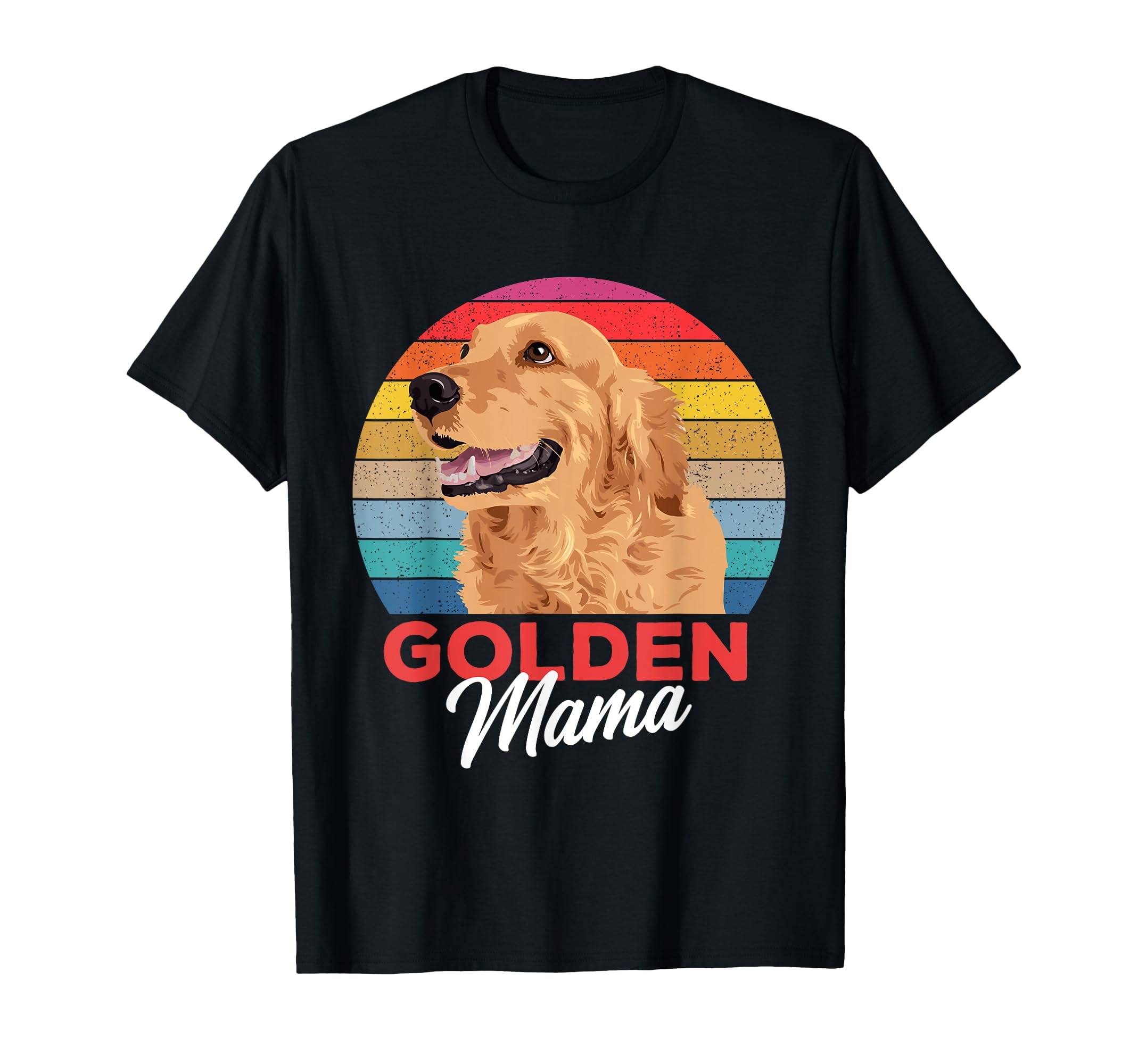 Cute Golden Retriever Graphic T-Shirt for Dog Moms - Fun Gift Idea ...