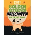 thumbnail image 1 of Cute Golden Retriever Halloween Coloring Book, (Paperback), 1 of 1