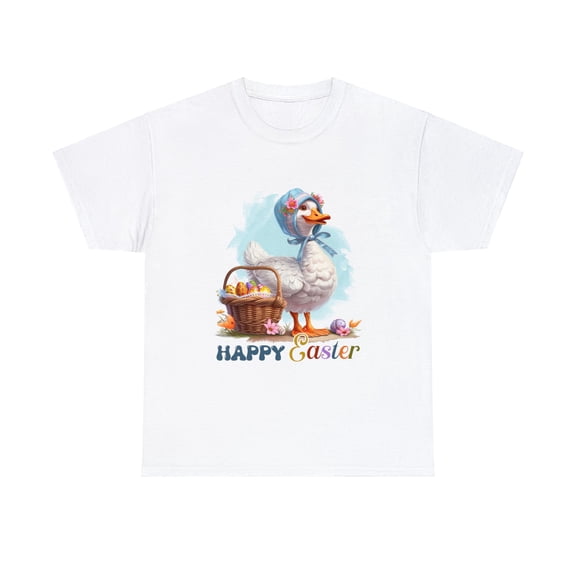Cute Goose Easter Shirt,Bunny Shirt, Easter Shirt,Happy Easter ID-0227-N4XF