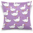 thumbnail image 1 of Cute Goose Pillow Covers Soft Crystal Velvet Decor Giftsative Cushion Covers Square Throw Pillow Covers Home Decor Gifts for Sofa, 20×20 Inch, 1 of 7
