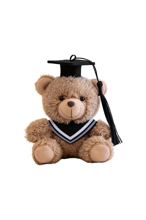 Cute Graduation Bear, 3.9'' Small Plush Teddy Bear Keepsake with Graduation Cap