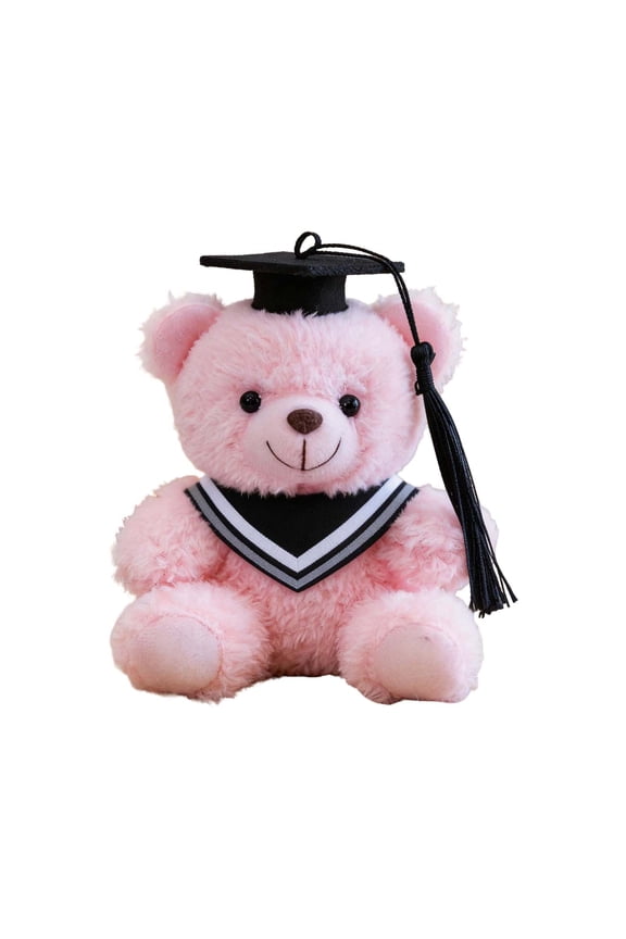 Cute Graduation Bear, 3.9'' Small Plush Teddy Bear Keepsake with Graduation Cap