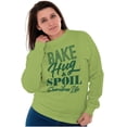 thumbnail image 1 of Cute Grandma Life Bake Hug Spoil Women Crewneck Sweatshirt Brisco Brands S, 1 of 5