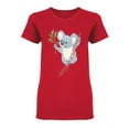 thumbnail image 1 of Cute Gray Koala Bear Graphic T-Shirt Women -Image by Shutterstock, Female Small, 1 of 2
