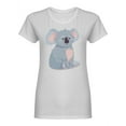 thumbnail image 1 of Cute Gray Koala Bear T-Shirt Women -Image by Shutterstock, Female 3X-Large, 1 of 2