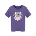 thumbnail image 1 of Cute Gray Koala Sleeping T - Toddler T-Shirt, 1 of 2