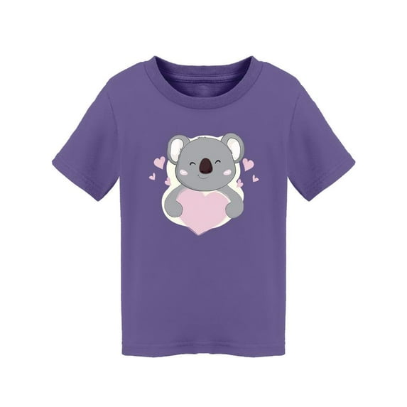 Cute Gray Koala Sleeping T - Toddler T-Shirt