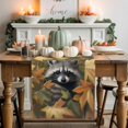 thumbnail image 1 of Cute Gray Table Runner, Autumn Thanksgiving Kitchen Dining Table Decoration for Home Party Decor 13x90 Inches, 1 of 9