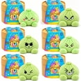 thumbnail image 1 of Cute Green Bao Bun Dumpling Plush with Steamer Box, Soft Squeezable Stuffed Dumpling Toy with Embroidered Face, Anxiety Relief Fidget Plushie for Office Desk Home Decor Novelty Gift, 1 of 7