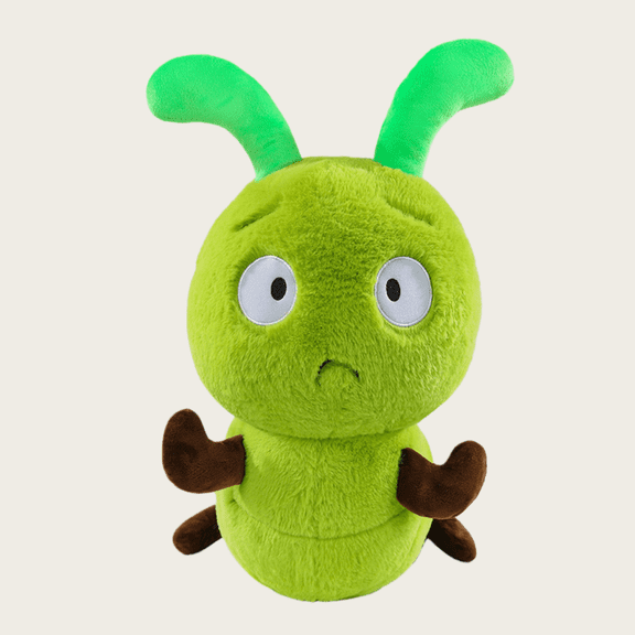 Cute Green Caterpillar Plush Stuffed Toy, Ultra Soft Plush Doll with PP Cotton Filling, Funny Insect Plush Pillow, Cozy Hugging Companion, Decorative Plush for Home & Gift, Multiple Sizes