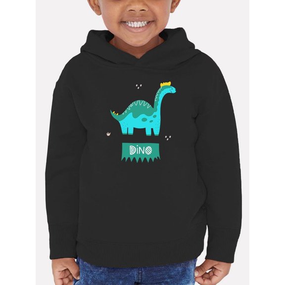 Cute Green Dino. Hoodie Toddler -Image by Shutterstock, 4 Toddler