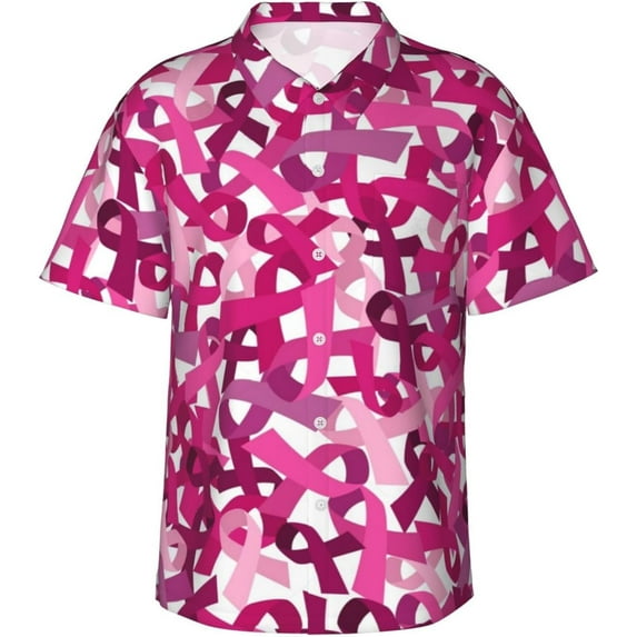 Cute Green Dinosaur Mens Hawaiian Shirt Short Sleeve Casual Button Up Tropical Summer Beach Shirt