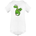 thumbnail image 1 of Cute Green Dragon Bodysuit Infant -Image by Shutterstock,  24 Months, 1 of 4
