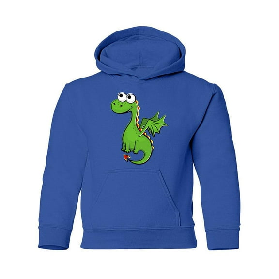 Cute Green Dragon Hoodie Juniors -Image by Shutterstock,  x-Large