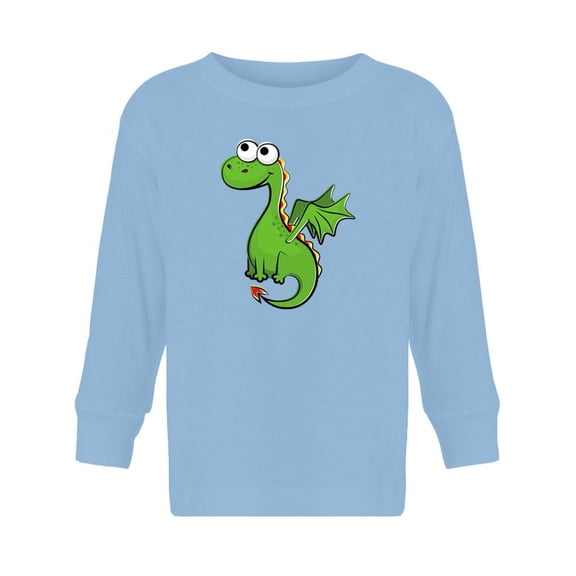 Cute Green Dragon Long Sleeve Toddler -Image by Shutterstock,  2 Toddler