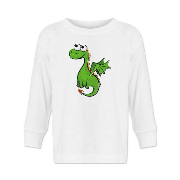 Cute Green Dragon Long Sleeve Toddler -Image by Shutterstock,  3 Toddler