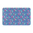 thumbnail image 1 of Cute Green Pink Jellyfish Door Mat for Indoor, Welcome Door Mats Front Entrance Rug, Non-Slip Bathroom kitchen Rugs for Inside Floor, Small Rug Dog Door Mat 20X31.5 Inch, 1 of 5