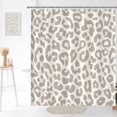thumbnail image 1 of Cute Grey Leopard Shower Curtain Modern Simple Home Tub Decor QuickDry Washable Durable Polyester Fabric (72"x72) Perfect for a Chic and Functional Bathroom Makeover, 1 of 6