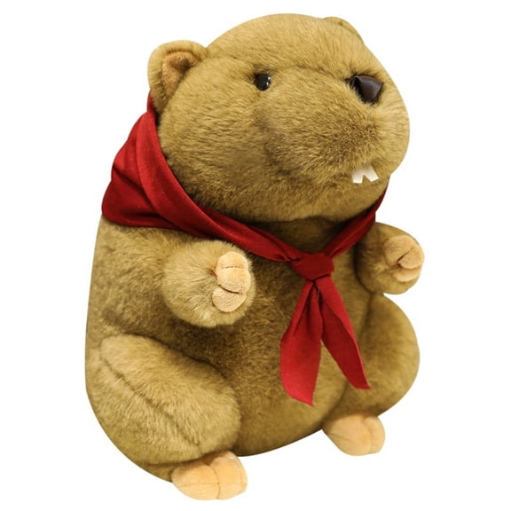 Cute Groundhog Plush Toy Stuffed Animal Soft Cozy Pillow Home Decor Gift