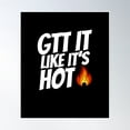 thumbnail image 1 of Cute Gtt It Like It'S Hot Nursing Medicine Nurse Cna Poster Wall Art, Modern Wall Decor, 8x12 UNFRAMED, 1 of 3