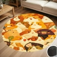 thumbnail image 1 of Cute Guinea Pig Round Carpet Living Room Bedroom Home Decoration Coffee Table Mat Lounge Rug Chair Mats, 1 of 5