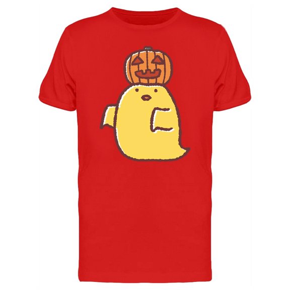 Cute Halloween Chicken Cartoon T-Shirt Men -Image by Shutterstock, Male Large
