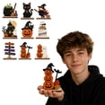 thumbnail image 1 of Cute Halloween Decor 6 Inch Wooden Witch Standing Sign Halloween Tiered Tray Decor Halloween Decorations for Home Halloween Party Decor Spooky Halloween Indoor Home Accent, 1 Pack, 1 of 5