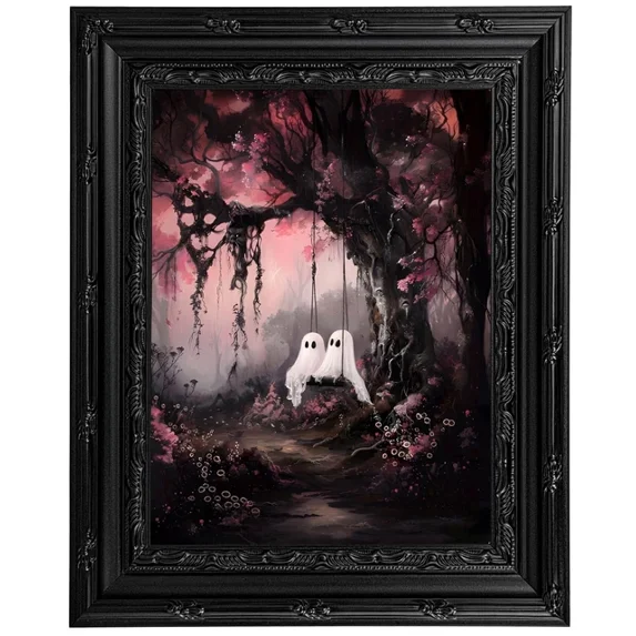 Sweet Bd Cute Halloween Ghost Design Poster - Walmart.com
