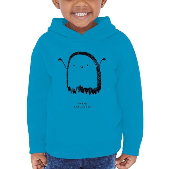 Cute Halloween Ghost Hoodie Toddler -Image by Shutterstock, 4 Toddler