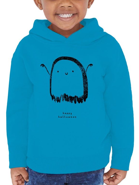 Cute Halloween Ghost Hoodie Toddler -Image by Shutterstock, 4 Toddler