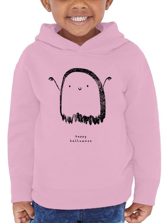 Cute Halloween Ghost Hoodie Toddler -Image by Shutterstock, 4 Toddler