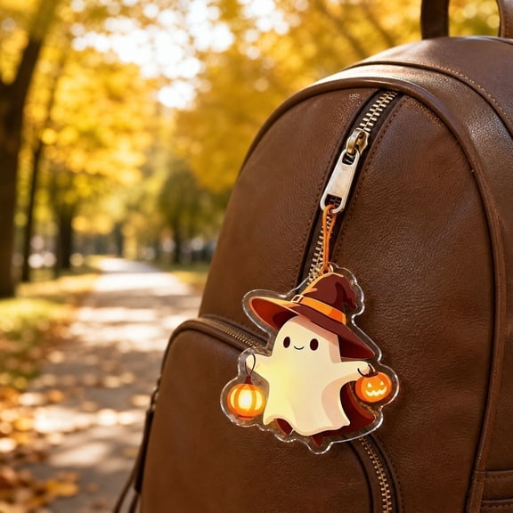 Cute Halloween Ghost Pumpkin Hanging Ornament for Car, Playful Doll Pendant with Soft Material, Festive Auto Interior Decor for Window Trunk Rearview Mirror Party