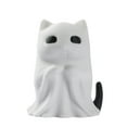 thumbnail image 1 of Spooky Cat Ghost Figurine - Cute Halloween Desk Decorations, Mini Cartoon Statue Ornament for Office, Home Desktop Display & Festive Halloween Party Decor, 1 of 8