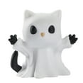 thumbnail image 1 of Spooky Cat Ghost Figurine - Cute Halloween Desk Decorations, Mini Cartoon Statue Ornament for Office, Home Desktop Display & Festive Halloween Party Decor, 1 of 8