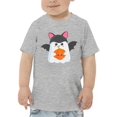 thumbnail image 1 of Cute Halloween Ghost W Pumpkin T-Shirt Toddler -Image by Shutterstock,  2 Toddler, 1 of 4