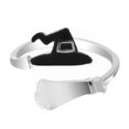 thumbnail image 1 of Cute Halloween Ghost Witch Broom Finger Ring Open Rings Party Cosplay Jewelry, 1 of 5
