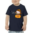 thumbnail image 1 of Cute Halloween Girl Pumpkin Cake T-Shirt Toddler -Image by Shutterstock,  2 Toddler, 1 of 4