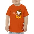 thumbnail image 1 of Cute Halloween Girl Pumpkin Cake T-Shirt Toddler -Image by Shutterstock,  4 Toddler, 1 of 4