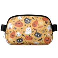 thumbnail image 1 of Cute Halloween Icons Pattern Cute Fanny Packs for Women,Travel Waterproof Crossbody Fanny Bags Waist Purse for Women Anti Theft Adjustable Strap for Running Travel Cycling, 1 of 4