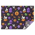 thumbnail image 1 of Cute Halloween Icons Pattern Rectangle Tablecloth 60"x84",Waterproof Polyester Rectangle Table Cloth, Wipeable Spillproof Polyester Tablecloth for Dining, Camping, Indoor and Outdoor, 1 of 5