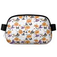 thumbnail image 1 of Cute Halloween Icons Repeat Pattern Cute Fanny Packs for Women,Travel Waterproof Crossbody Fanny Bags Waist Purse for Women Anti Theft Adjustable Strap for Running Travel Cycling, 1 of 4
