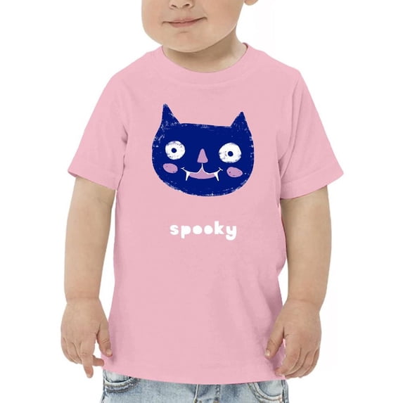 Cute Halloween Kitten Fangs T-Shirt Toddler -Image by Shutterstock, 3 Toddler