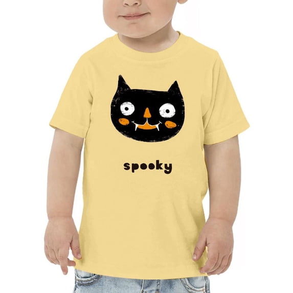 Cute Halloween Kitten W Fangs T-Shirt Toddler -Image by Shutterstock, 3 Toddler