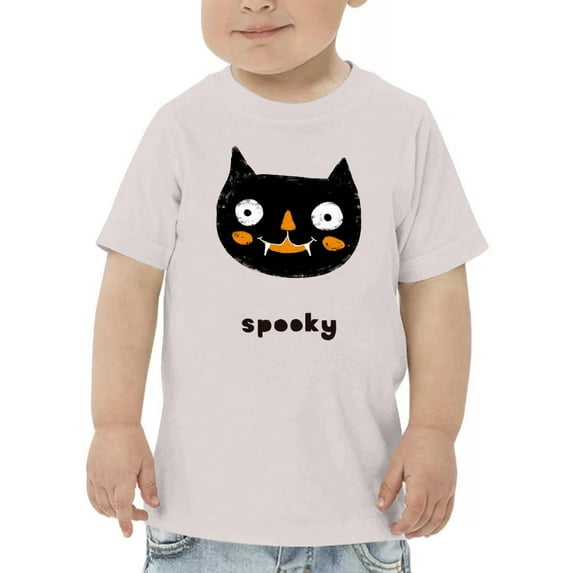Cute Halloween Kitten W Fangs T-Shirt Toddler -Image by Shutterstock, 3 Toddler