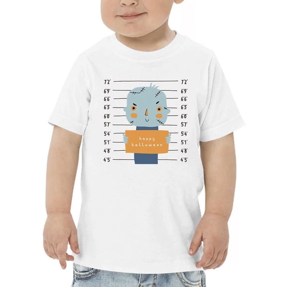 Cute Halloween Monster Mugshot T-Shirt Toddler -Image by Shutterstock,  2 Toddler
