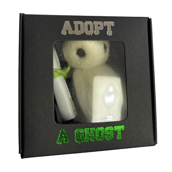 Cute Halloween Pocket Ghost Plush Toy Wool Felt Gift for Spooky Season Decor
